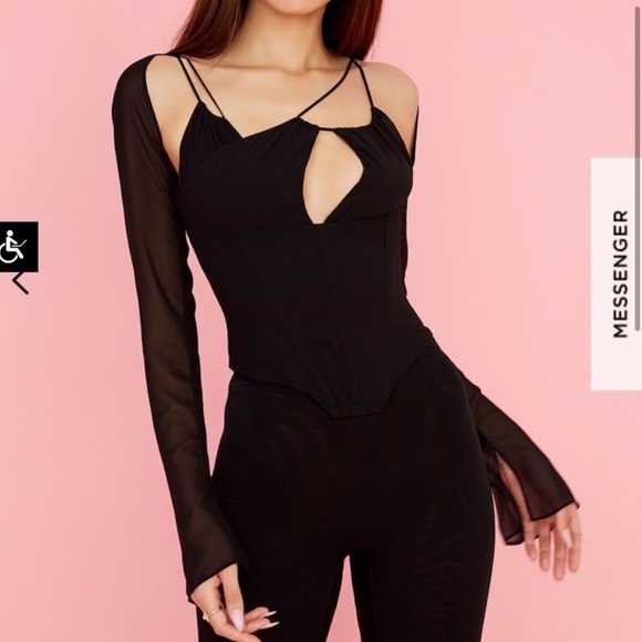 NWT House of CB Florian Top - Picture 2 of 10